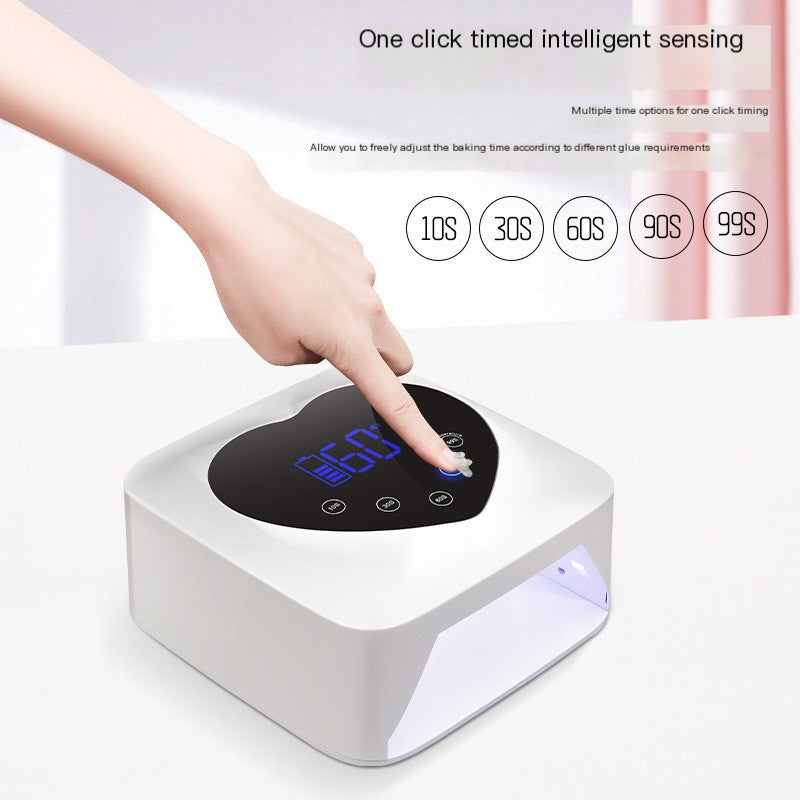 X20 Wireless Nail Lamp – Rechargeable Cordless UV LED Nail Dryer for Gel Polish