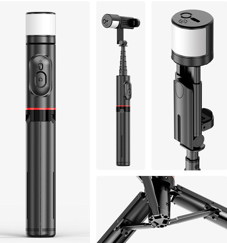 Control remoto Bluetooth para teléfono móvil, palo selfie con trípode integrado