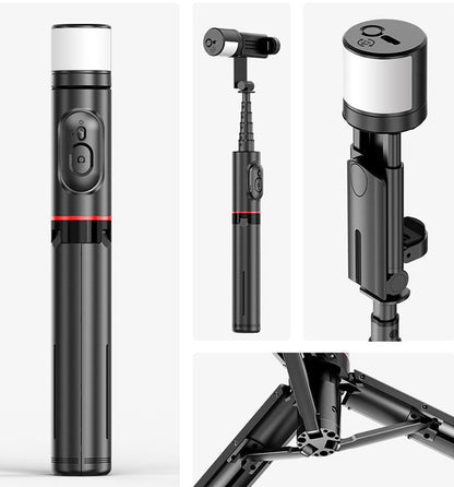 Control remoto Bluetooth para teléfono móvil, palo selfie con trípode integrado