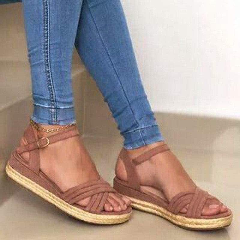 Zapatos de Viscosa con Boca de Pescado para Adulto, Sandalias de Mujer Tallas Grandes Europeas y Americanas