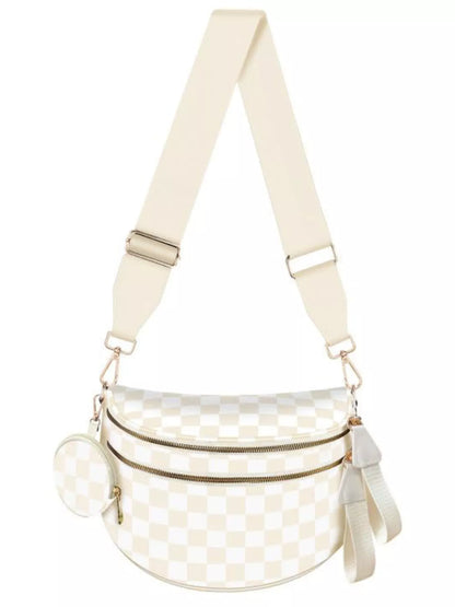 Multi-Pocket Adjustable Strap Crossbody Bag