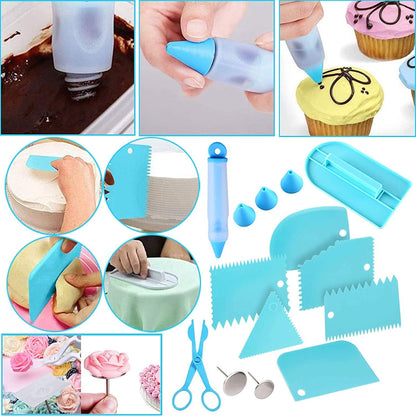Baking Set Apron With Three-layer Storage Folding Gift Box