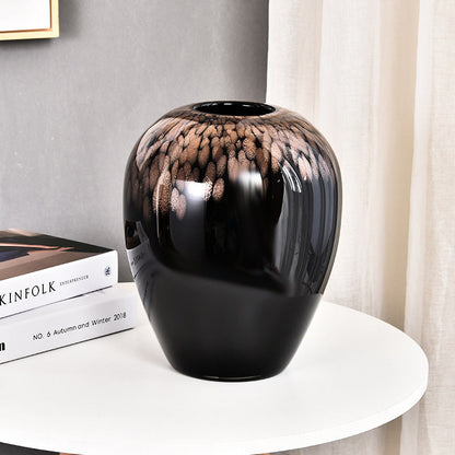 European Luxury Glass Vase Modern Art