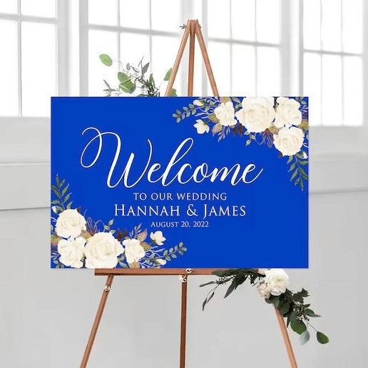 Panneaux de bienvenue créatifs pour banquets d'affaires d'anniversaire