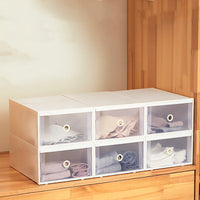 Caja engrosada de almacenamiento de zapatos concha