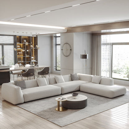 Sofá modular minimalista italiano para sala de estar nórdica