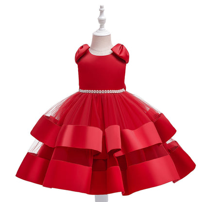 Robe Bouffante de Performance de Nouvelle Princesse Européenne et Américaine pour Fille