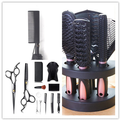 Juego de peines para cortar el pelo de mujer y hombre, espejo de maquillaje con secador de pelo, juego de peines especiales para peinar y dar volumen para mujeres
