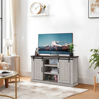 Meuble TV en bois de style vintage pour salon