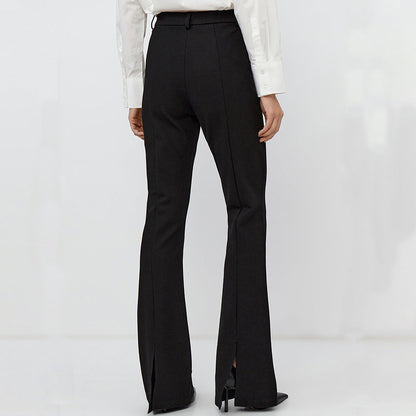 Slim Fit Casual Suit Pants For Women
