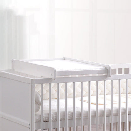 Mesa para pañales de bebé Moon Boat de madera maciza, portátil para enfermería