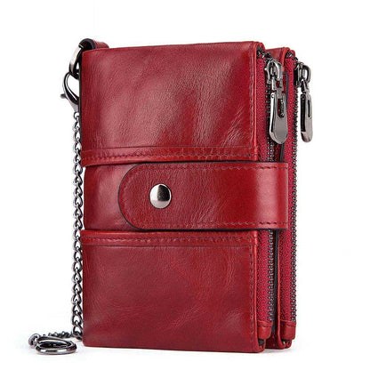 Anti-theft brush wallet