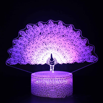 Veilleuse de table tactile LED 3D – Cadeau
