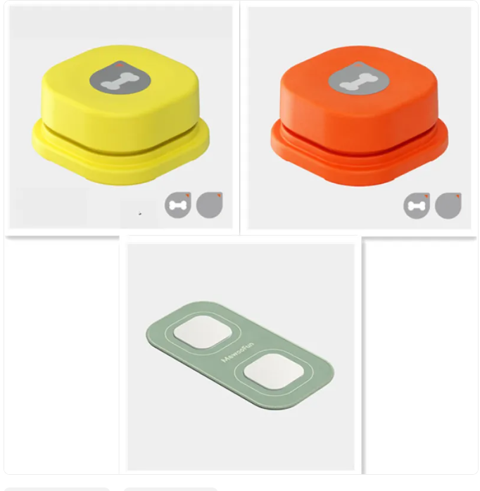 Pet Communication Button – Recordable Talking Button Toy for Dogs & Cats | 4 Colors