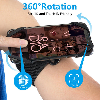 Detachable Swivel Wrist & Arm Strap Sports Phone Case