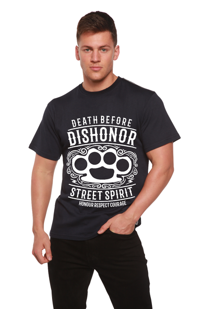 T-shirt graphique à manches courtes en viscose de bambou/coton biologique Death Before Men