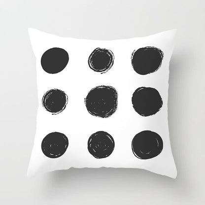 Housse de coussin de canapé abstraite géométrique moderne pour articles ménagers automobiles