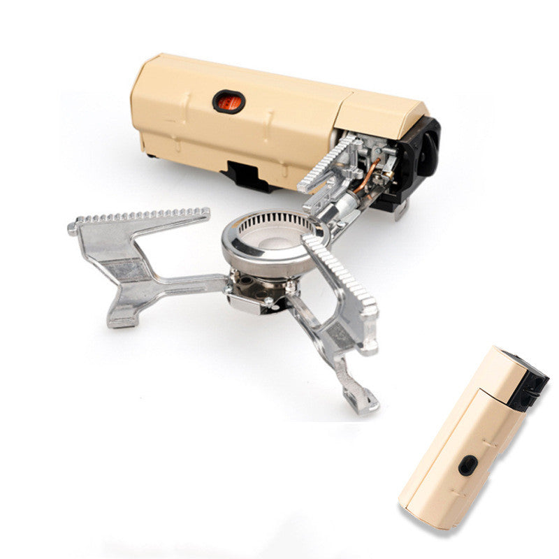 Camping Gas Stove – Portable Folding Cassette Stove for Outdoor Cooking, Hiking and Survival