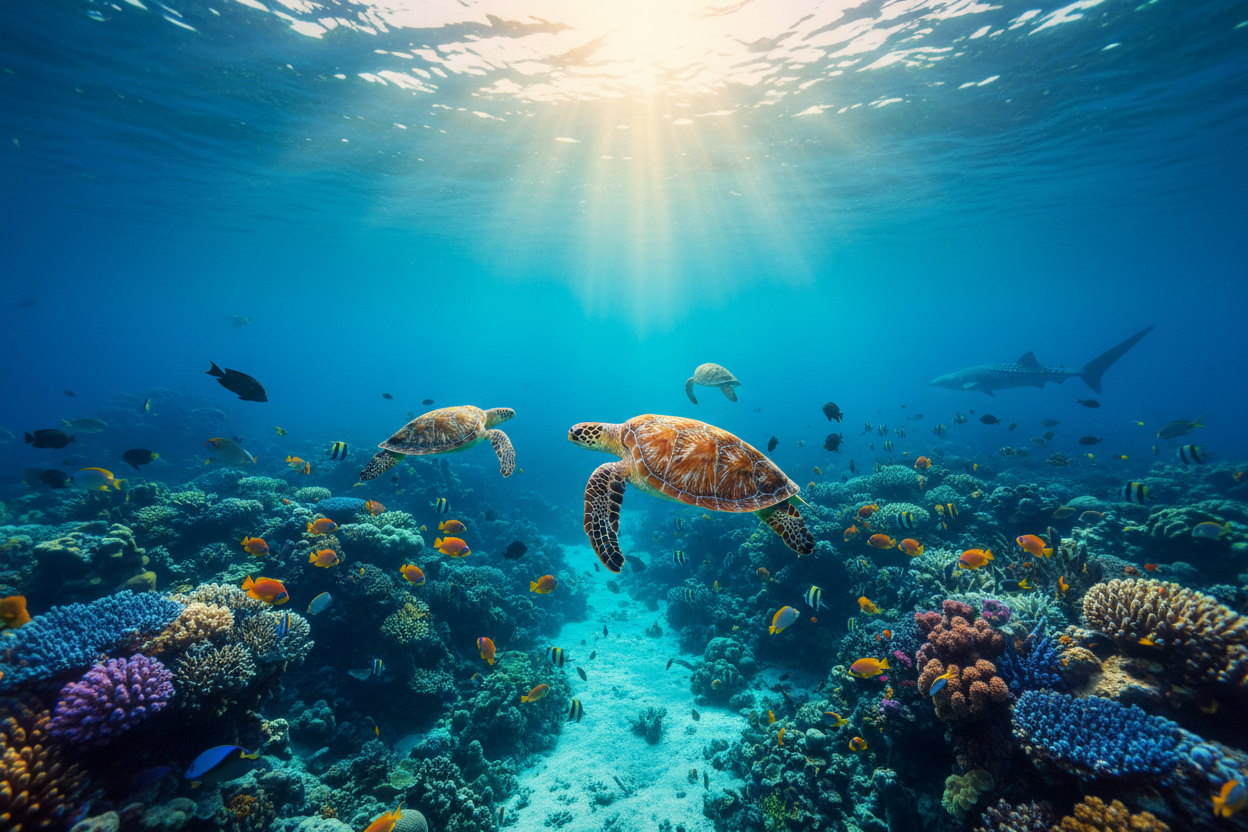 Deep Ocean Coral Reef