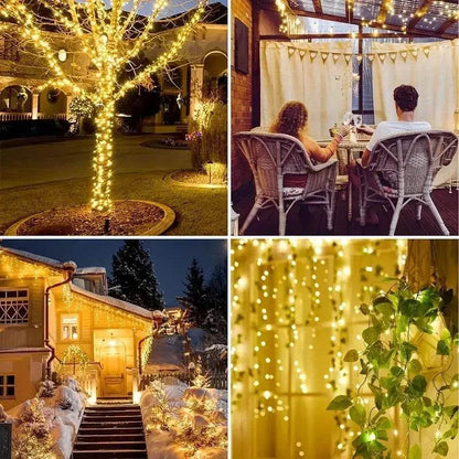 Solar Fairy String Lights – Outdoor Waterproof LED Garden & Patio Lights