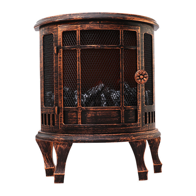 Decoraciones de brasero, chimenea navideña, linterna de carbón