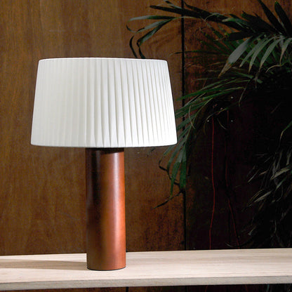 Pleated Table Living Room Study Bedroom Style Style Solid Wood Bedside Lamp
