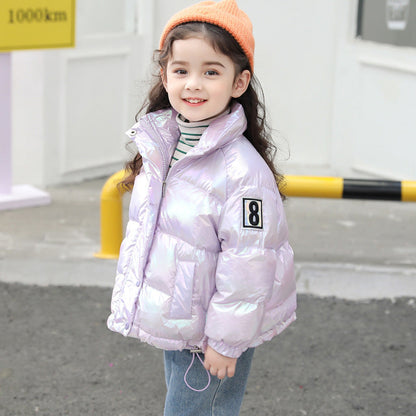 Colorful Children's Down Cotton Jacket
