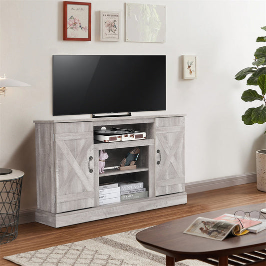Meuble TV en bois de style vintage pour salon