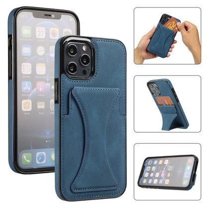 Leather Wallet Phone Case with Card Holder & Kickstand
