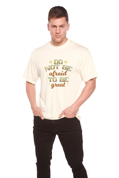 T-shirt graphique à manches courtes en bambou/viscose de coton biologique pour homme Do Not Be To Be
