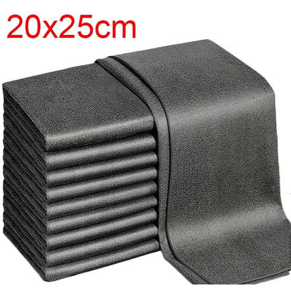 Microfiber Cleaning Cloths 10 Pack Lint Free Reusable Towels for Car Kitchen Glass