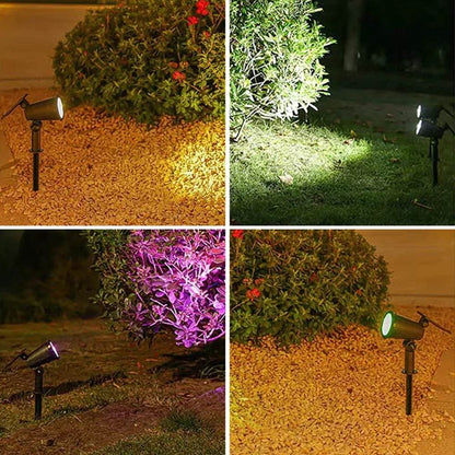 9 LED Solar Spotlights – Waterproof Outdoor Garden & Patio Lights