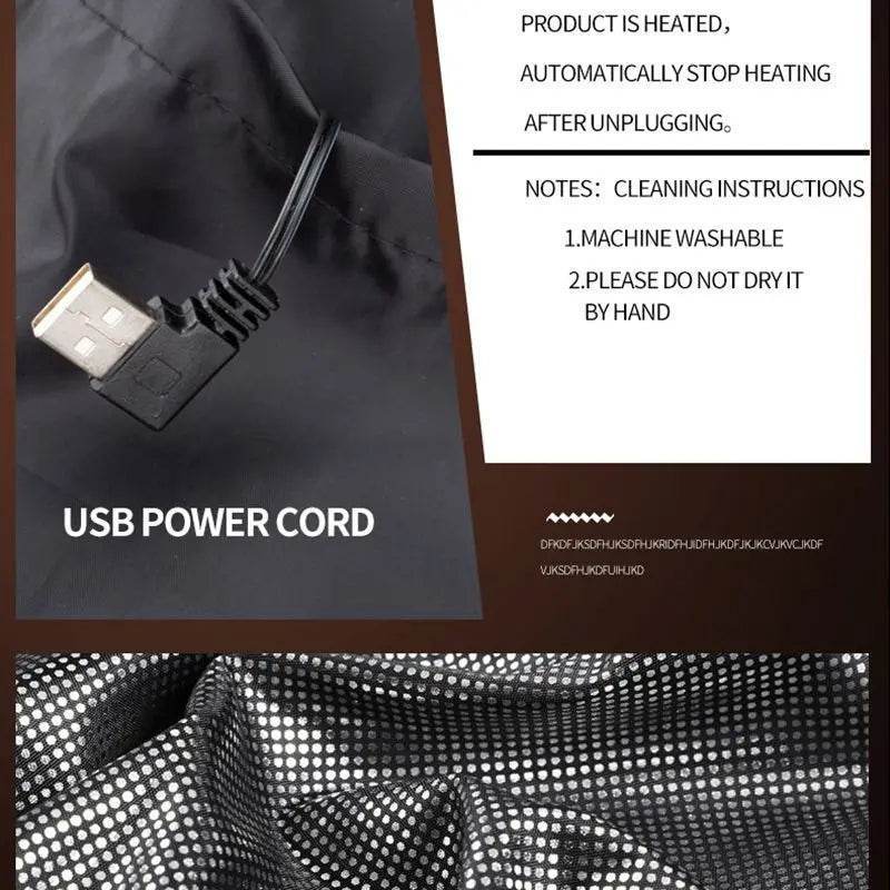 Tech Heated Vest – Smart Battery-Powered Warmth