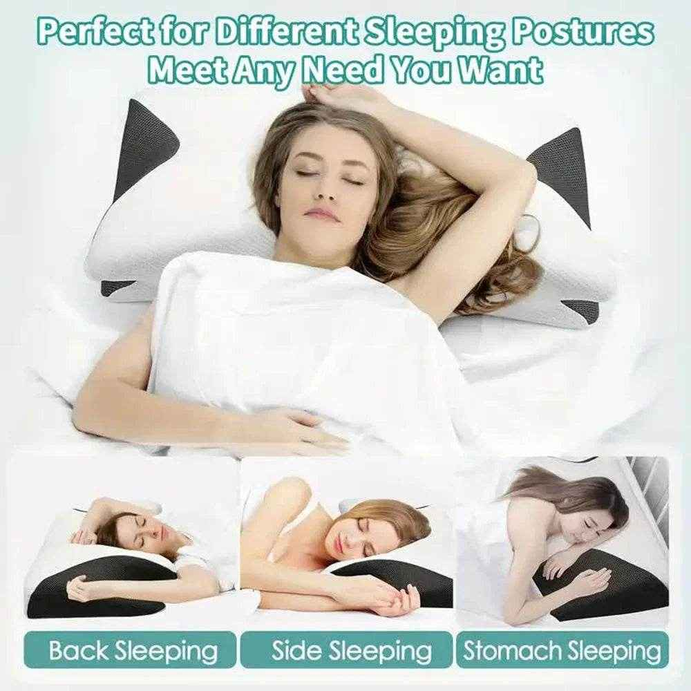 Comfortable Butterfly Sleep Memory Neck Pillow