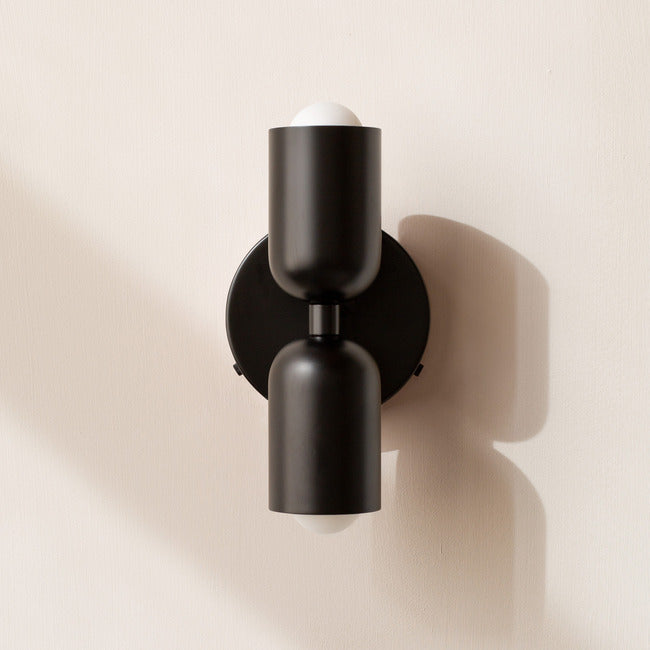 Modern Minimalist Cylinder LED Wall Sconce Iron Indoor Wall Light