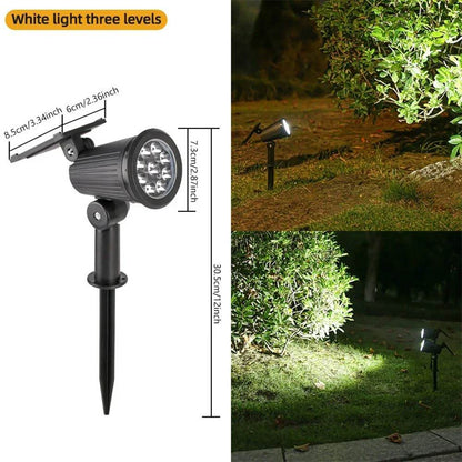 9 LED Solar Spotlights – Waterproof Outdoor Garden & Patio Lights