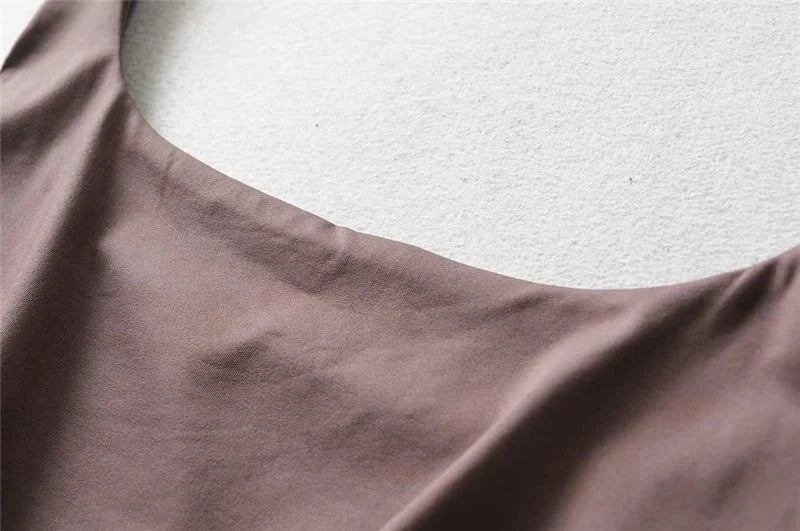 Square Neck Tank Top – Summer 2025 Stretch Crop Shirt