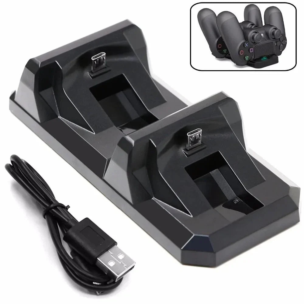 Dual USB Charging Dock – Controller Charger Station