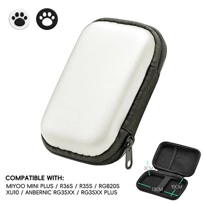 Durable EVA Protective Case for Anbernic RG35XX Plus | Handheld Console Travel Bag