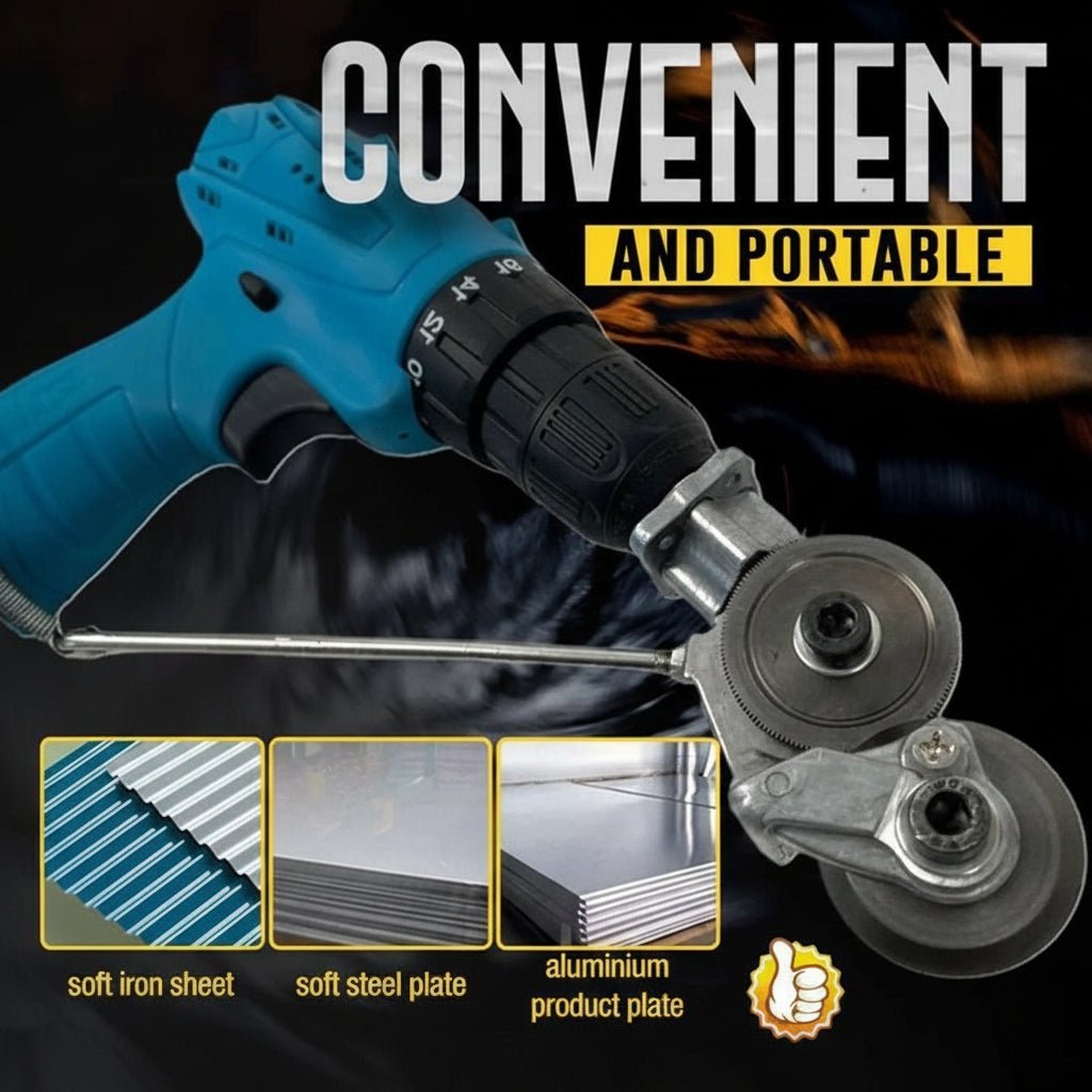 Drill Attachment Sheet Metal Cutter Nibbler Tool for Electric Drill
