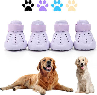 Indoor Dog Boots & Dog Shoes — Non-Slip Paw Protection (4-Pack)