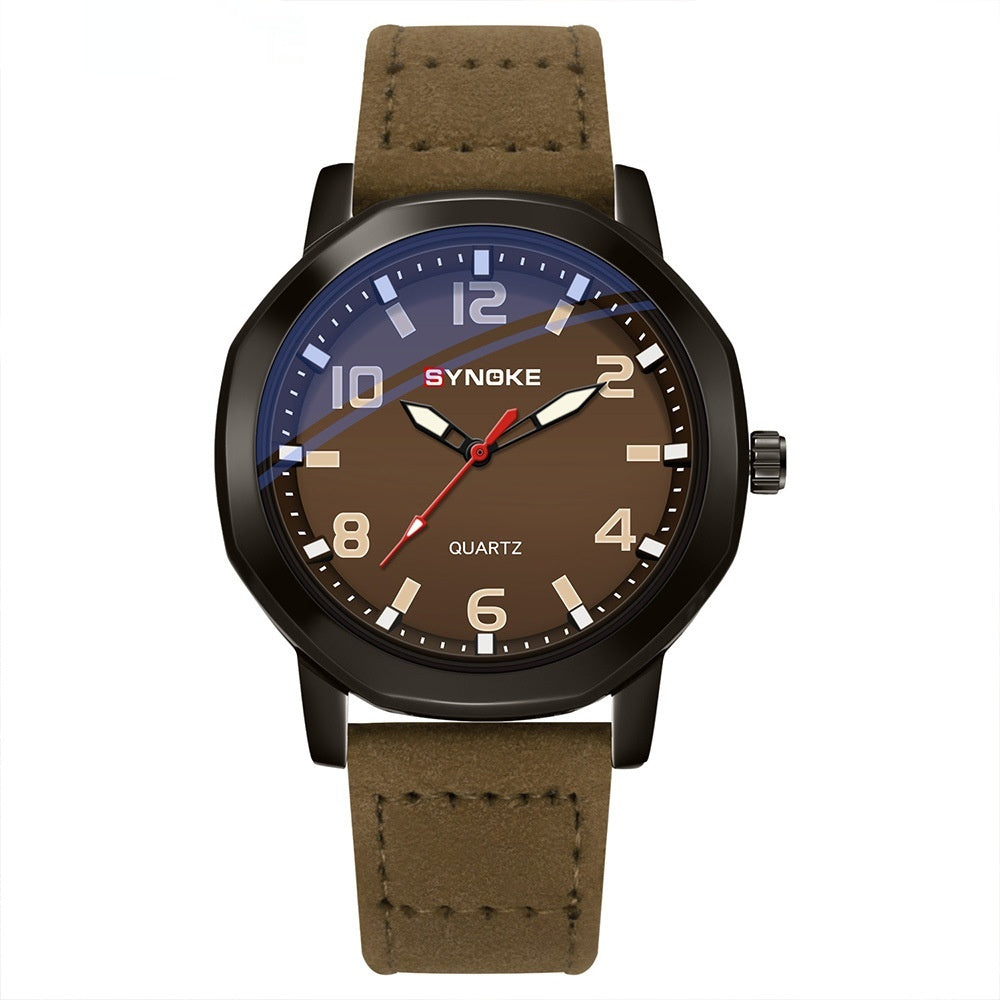 Men's Retro Sports Belt Alloy Numeration Table