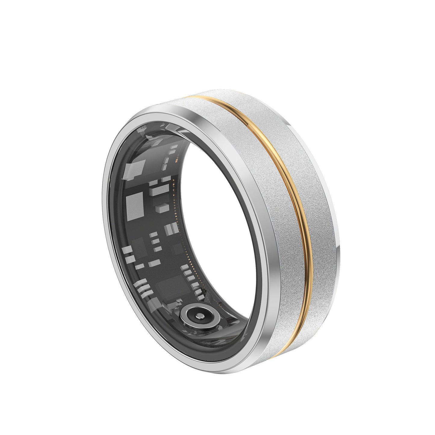 Bague connectée 2024 pour hommes et femmes, surveillance de la fréquence cardiaque et de l'oxygène sanguin, modes multisports, étanche IP68, pour Android et iOS