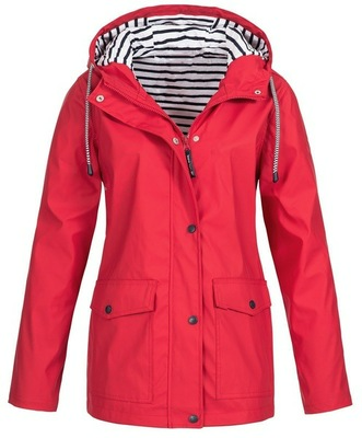 Blue Windbreaker Mountaineering Jacket – Cozy & Warm Interior, Lightweight All-Weather Protection