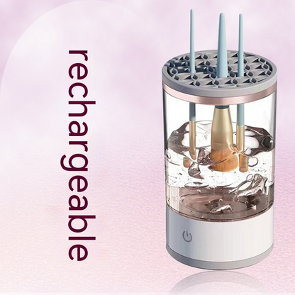 Makeup Brush Cleaner – Electric Rechargeable Brush Spinner for Fast, Effortless Cleaning & Drying