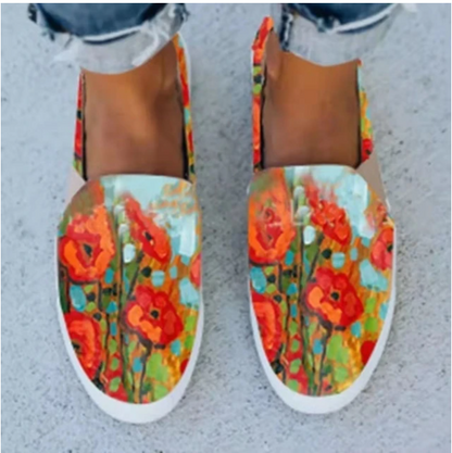 Women's Large Size Shoes Snake Decor