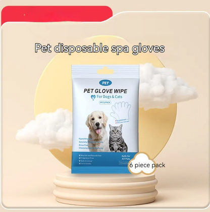 Pet Cleaning Gloves & Wipes – Gentle Grooming & Hygiene Kit for Dogs & Cats