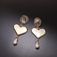 Female Assembly Jewelry Exaggerated Big Earrings Fashion Personality Retro Rhinestone