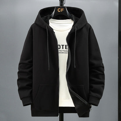 New Fall Men's Trendy Fashion Coat Plus Big Size Loose Style
