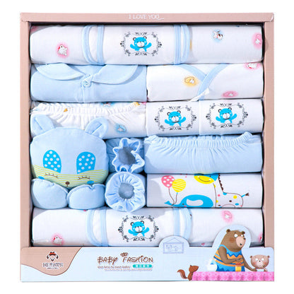 18 Piece Cotton Newborn Clothes Gift Box Set